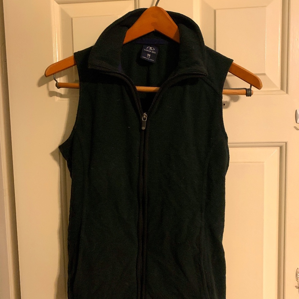 Land's End Size XS Black Women's Vest